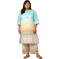 Aurelia Women's Cotton Set (22Auas13573P-702878_Blue