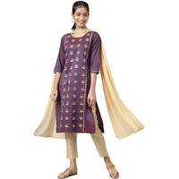 Aurelia Gold Chocker Neck Georgette Dupatta