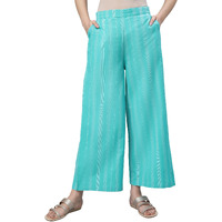Aurelia Women's Straight Casual Pants (23Fea60304-703967_Baltic Green_Xxl