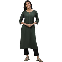Aurelia Women Kurta 23Aua12231-703448-Green-S
