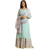 W For Woman Women's Multicoloured Paisley Printed Chiffon Dupatta_23Auw82077-122706_Free Size_Wfs