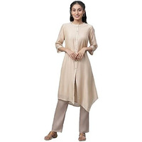 Aurelia Women Kurta 23Aua14178-704566-Beige-S