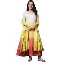 Aurelia Women's Polyester Kurta Set (23Aud10626-507055 Multicolor