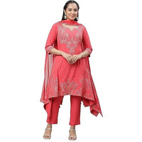 Aurelia Women's Rayon Kurta-Trouser-Dupatta (23Aud10598-507132_Tea Berry
