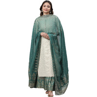 Aurelia Women's Polyester Dupatta 23Aua80002-506914-Green-Fs, Free Size