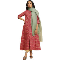 W For Woman Kurta, Slim Pant & Dupatta_23Austws10105-118920_M