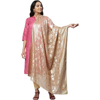 Aurelia Women Blue Placement Print Silver Chiffon Dupatta (23Aua80002-505437-Free Size)