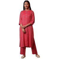 Aurelia Women's Rayon Kurta Set (24Feas14837_Pink