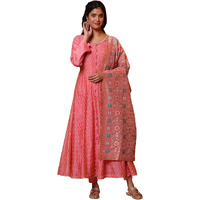 Aurelia Women's Rayon Kurta Set (24Fed10603_Pink