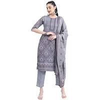 Ketch Polyester Womens Kurta With Palazzo (Khk3000525_Mauve