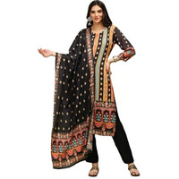 Ishin Women Ethnic Motifs Printed Regular Kurta With Trousers & With Dupatta | Kurta Set For Women | Kurta With Trousers And Dupatta