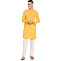 Manyavar Solid Casual Kurta Set For Men