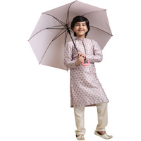 Manyavar Boys Art Silk Printed Kurta Pyjama Set (2Pcs)(2-3 Years)