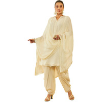Soch Women's Georgette Suit Set (Owa2Cd2462F_White
