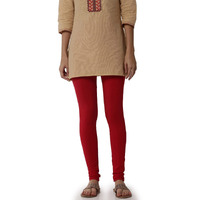 Soch Red Pure Cotton Solid Chudi (8907713009776-M-Red)