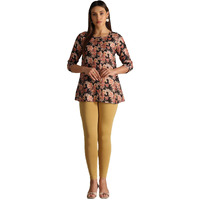 Soch Women Gold Cotton Leggings