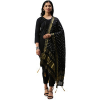 Soch Art Silk Blend Self Design Women Dupatta