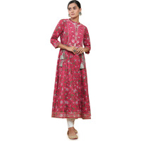 Soch Women Maroon Printed Kurta