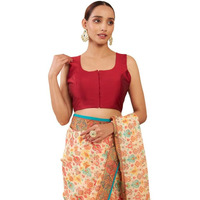 Soch Women's Regular Fit Blouse_Maroon 38