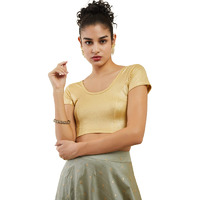 Soch Gold Cotton Prince Cut Blouse