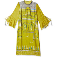 W For Woman Straight Crepe Kurta (18Fes11549-50686_Light Green_12)