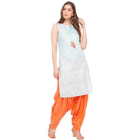 Aurelia Women Synthetic Straight Fit Kurta (19Fea10409-500046_Blue_Xx-Large)