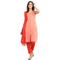 Aurelia Women's Cotton Regular Kurta (19Fea10372-600186_Orange_X-Small)