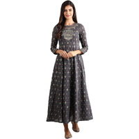 Aurelia Women's Polyester Regular Dress (21Fea11367-501705_Grey_Xs)