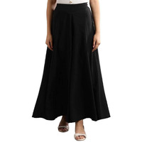 Aurelia Women's Crepe Palazzo Bottom (20Cra60094-601659_ Black_ Small)