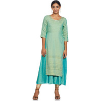 Aurelia Women Striped Rayon A-Line Kurta_20Aua11675-701230_S
