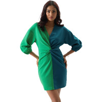 The Souled Store Original Spring Fern Cotton Dresses For Women Women Dresses Fashionable Trendy Graphic Prints Pop Culture Merchandise Multicolour T-Shirt Dress For Girl Women With Side Pocket Shirt