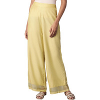 W Strechable Parallel Pants For Women | Trousers For Women | W For Woman