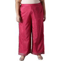 W Shantung Strechable Parallel Pants For Women | Shantung Parallel Pants For Women | Trousers For Women | W For Woman