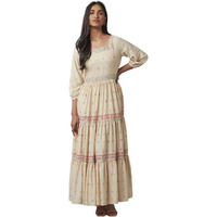 W For Woman Ecru Tiered Dress_22Few17453-116565_M