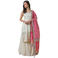 Soch Women's Brocade Salwar Suit (Owa4Cd21025A_Off White