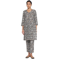 W For Woman Women's Cotton Regular Kurta (22Maf11477