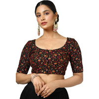Soch Womens Black Georgette Embroidered Blouse With Sequins