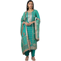 Soch Women's Brocade Salwar Suit Set (Ews5Cd21646C_Green
