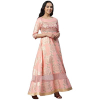 Aurelia Women Pink Salt Geometric Printed A-Line Ankle Length Dress_22Aua12667-506147_L