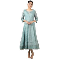 Soch Women's Kota Maxi Dress (Ews5Ku61270_Turquoise Blue