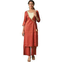 Aurelia Women's Viscose Set (22Auas12676-702895_Red
