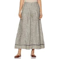 W For Woman Women's Cotton Parallel Bottom (20Few60812-113662_ Grey_ Wm)
