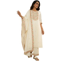 Libas Women's Cotton Kurta Set (35679_Off White
