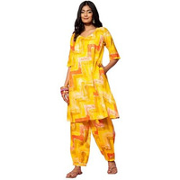 Libas Womens Printed Cotton Co-Ord Set For Women