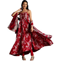 Libas Women's Silk Blend Kurta Set (35846_Pink