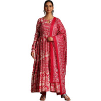 Libas Women's Pure Cotton Kurta Sets (35904_Pink 1_S)
