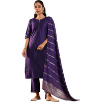 Libas Women's Silk Blend Kurta Set (Gs891