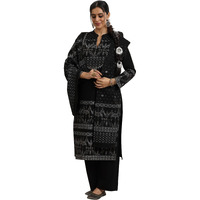 Libas Women's Wool Blend Kurta Set (48798W_Black