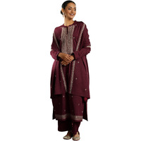 Libas Women's Wool Blend Embroidered Kurta Set (48861W