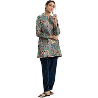Libas Womens Printed Silk Blend Co-Ord Set For Women